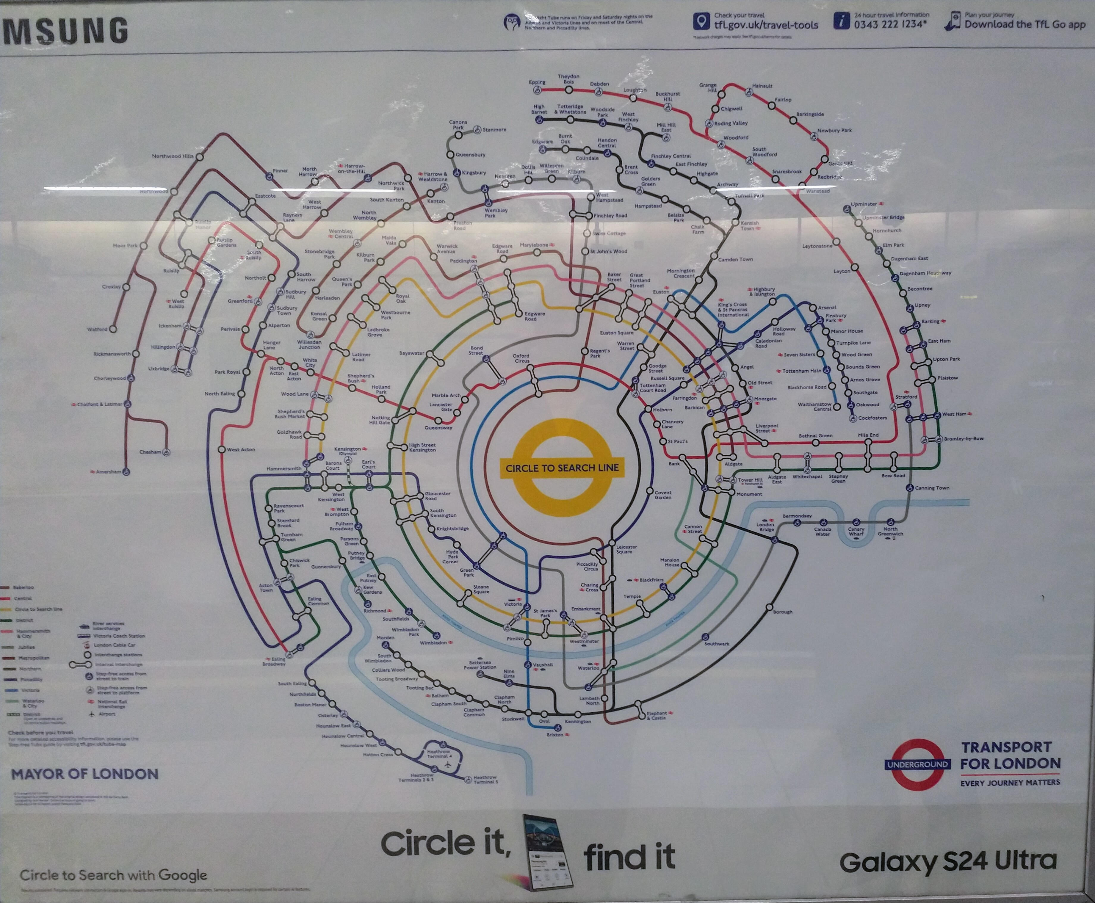 London Tube Map - 2024 presentation