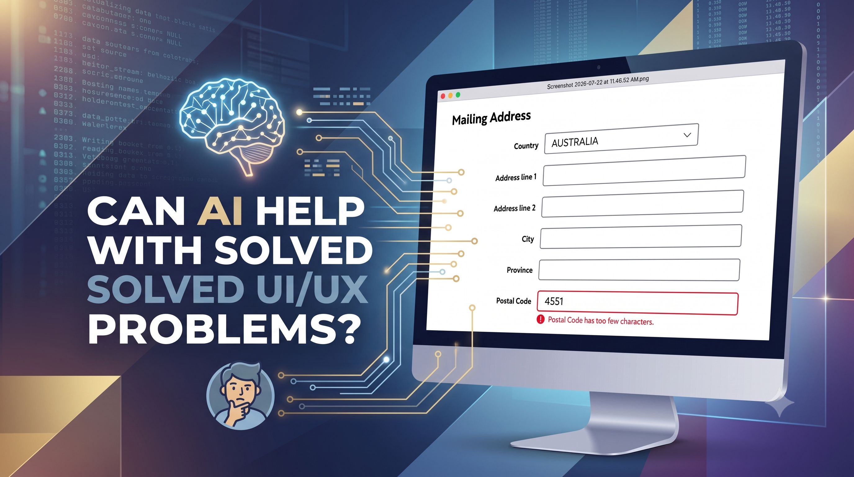 Where is the technology breakdown? Can AI help?